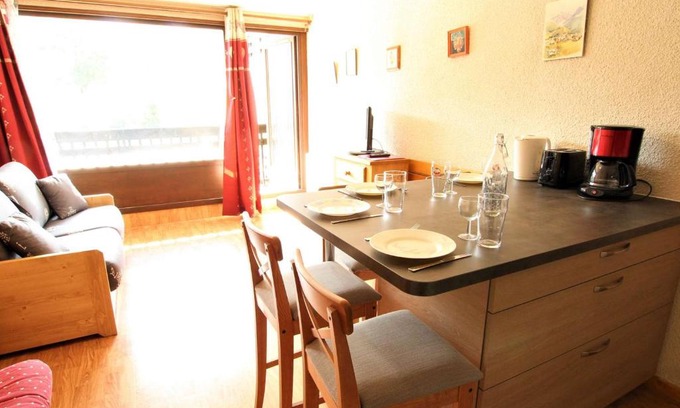 La Salle-les-Alpes Apartamento | Charmant studio 4 pers avec piscine, proche télécabines et commerces, accès direct ski, La Salle-les-Alpes - FR-1-330F-106