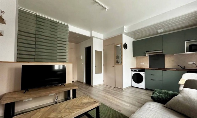 Quartier Chorier-Berriat Apartamento | Charmant Studio « Noix » à 10 Minutes à Pied de la Gare de Grenoble