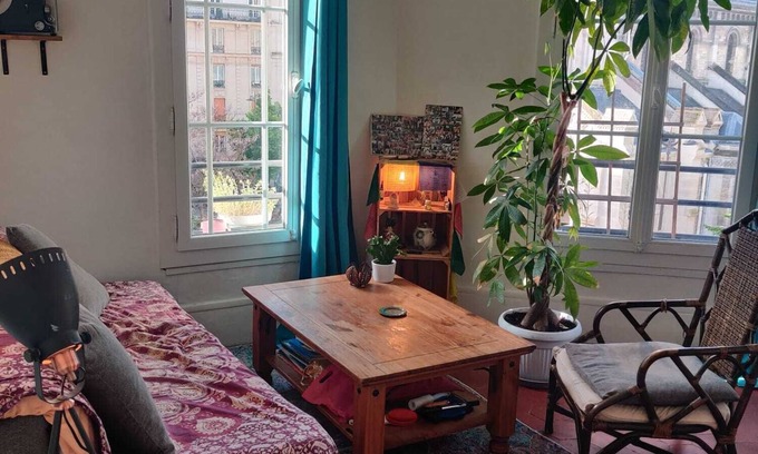Quartier de la Folie-Mericourt Apartamento | Charmant Studio Très Lumineux - Paris 11