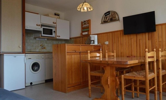 Font-Romeu-Odeillo-Via Apartamento | Charmant T2 Cabine avec balcon et parking à Font-Romeu - FR-1-580-12