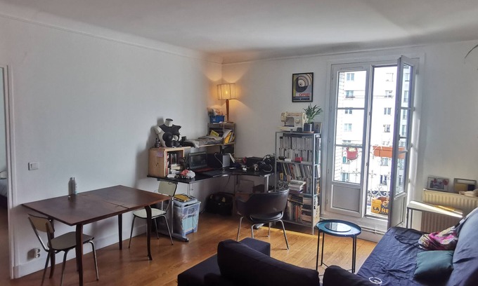 Saint-Vincent-de-Paul Apartamento | Charmant T2 Paris 19ème