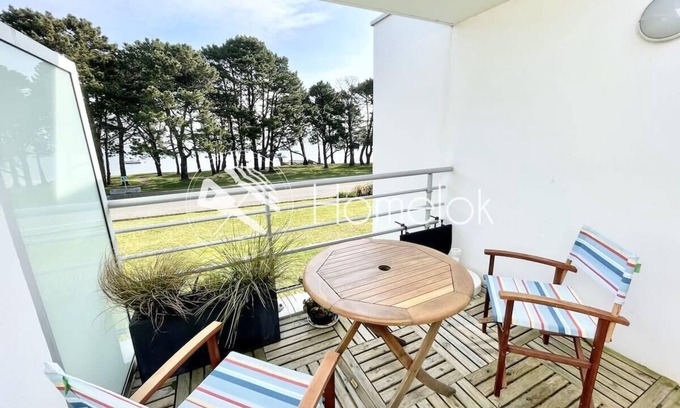 Larmor-Plage Apartamento | Charmant T2 Top Cosy Face à la rade