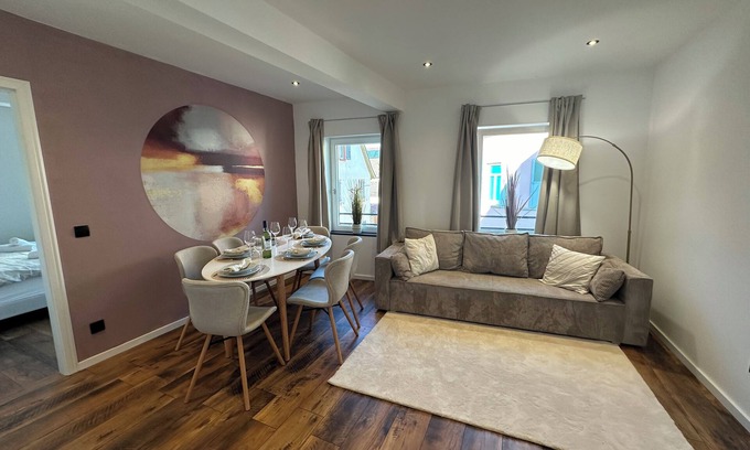 Mainz-Bingen Apartamento | Charmante Ferienwohnung mit Großer Dachterrasse & Wintergarten