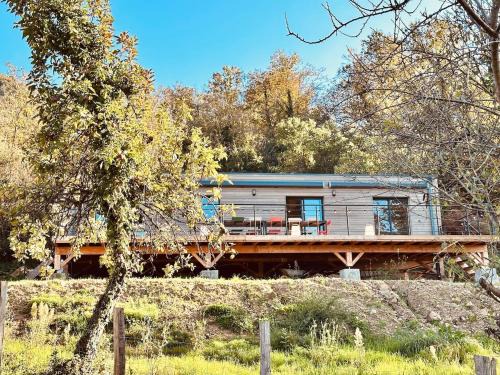 Ucciani Chalet De Esquí | Charmante maison bois T3 Ucciani