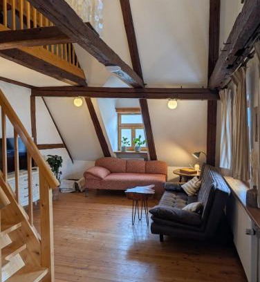 Theilenhofen Apartamento | Charmante Wohnung in Fachwerkhaus am Limes