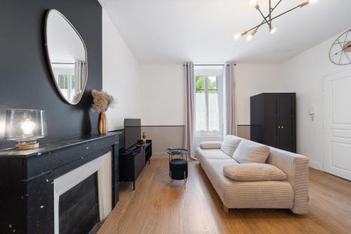 Faubourg-Raines Apartamento | Charme & Tranquillité : Jardin de l’Arquebuse/Gare