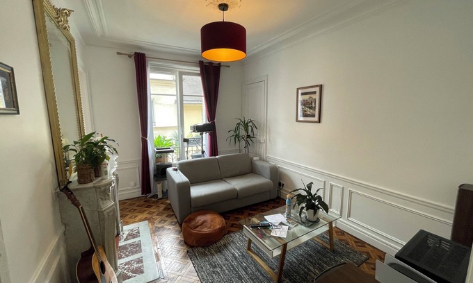 Quartier Saint-Ambroise Apartamento | Charming 1-bedroom apartment with AC, WiFi in lovely Paris