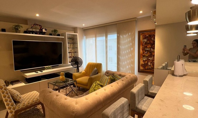 Riomar Apartamento | Charming 1-bedroom apartment with AC, WiFi in lovely Barranquilla
