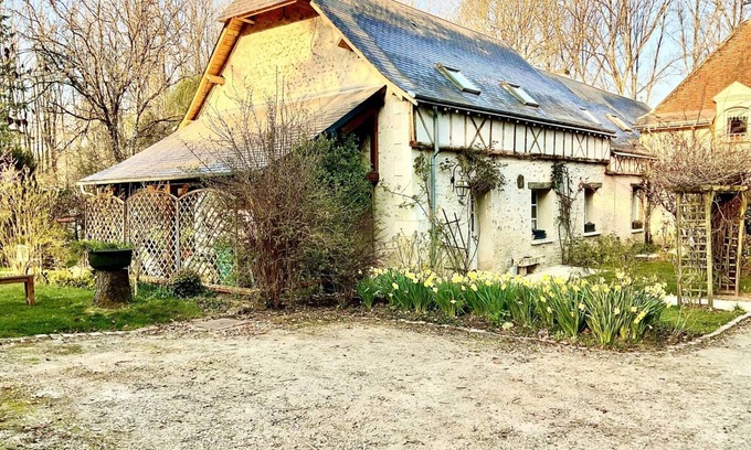 Souvigny-de-Touraine Cabaña | Casa rural con encanto, en naturaleza, cerca de castillos del Loira, ideal para familias