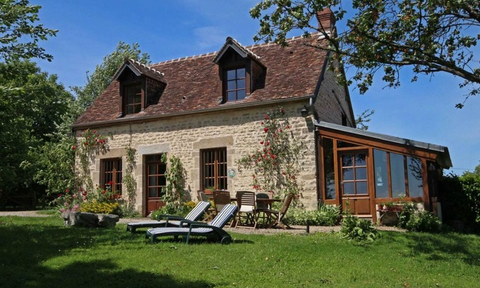 Chailloue Cabaña | Encantadora casa vintage con jardín, WiFi y vistas excepcionales