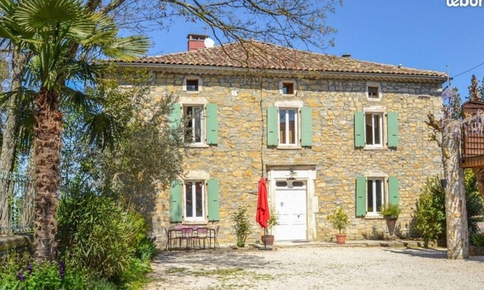 Saint-Alban-sous-Sampzon Casa | Mas - 13 pers con piscina - Ardèche Sur