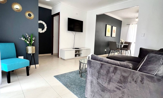 Punta Cana Apartamento | Charming 2-bedroom apartment with AC, WiFi in Punta Cana with a bad yard.