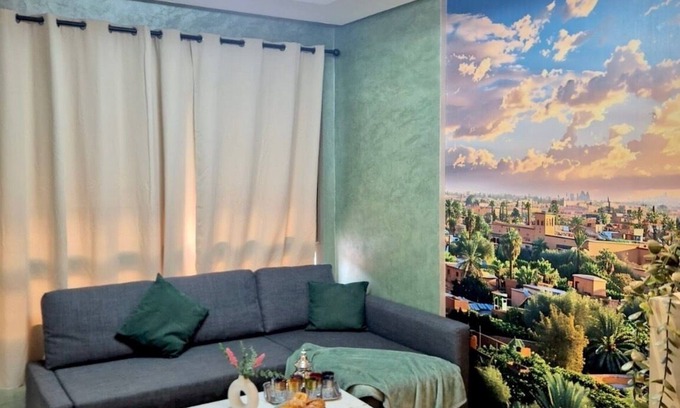 Semlalia Apartamento | Charming 2-bedroom apartment in enchanting Marrakesh with WiFi, AC, Balcony