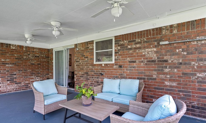 Bossier City Casa | Charming 2-bedroom house in Bossier City & Barksdale Air Force Base
