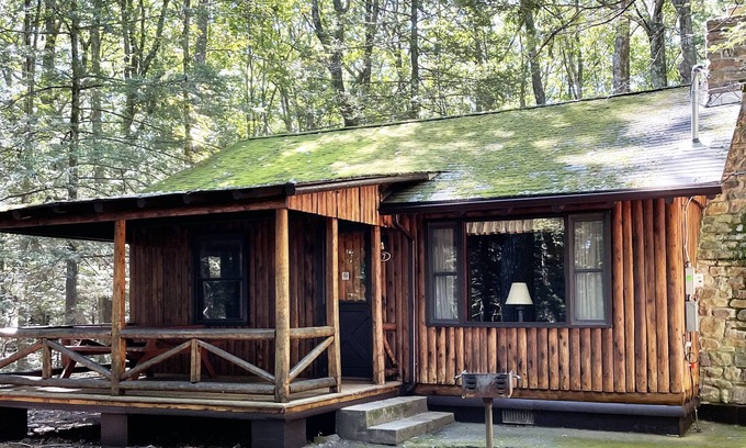 Reeders Cabina | Charming 2 BR Log Cabin in the Poconos