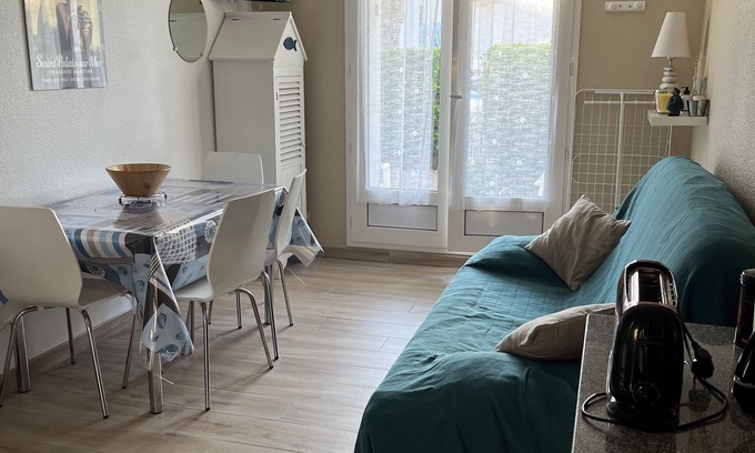 Vaux-sur-Mer Apartamento | ENCANTADORAS 2 HABITACIONES EN RDJ A VAUX S / MER - PISCINA PRIVADA - PLAYA DE PONTAILLAC (17