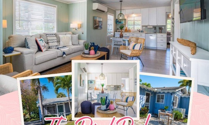 Sarasota Cabaña | Charming 2BD Bungalow Close to Crescent Beach!