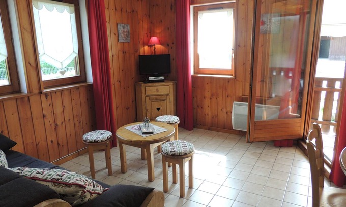 Les Gets Apartamento | Acogedor apartamento 3 piezas a 50m de pistas y cerca del centro, con limpieza incluida