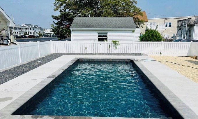 Stone Harbor Cabaña | Charming 2BR Front Cottage ~Pets Considered ~Pool
