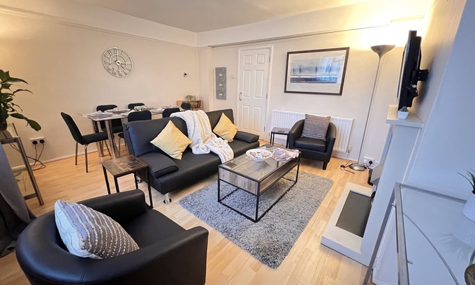 Dulwich Apartamento | Apartamento-Moderno-Baño Privado-Vista al Jardín-Glazebrook
