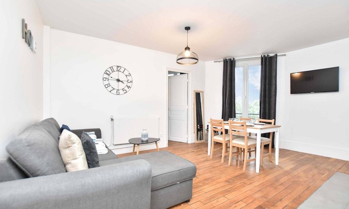 Quartier Saint-Ambroise Apartamento | Apartamento tranquilo - 2HAB/6P - Ménilmontant