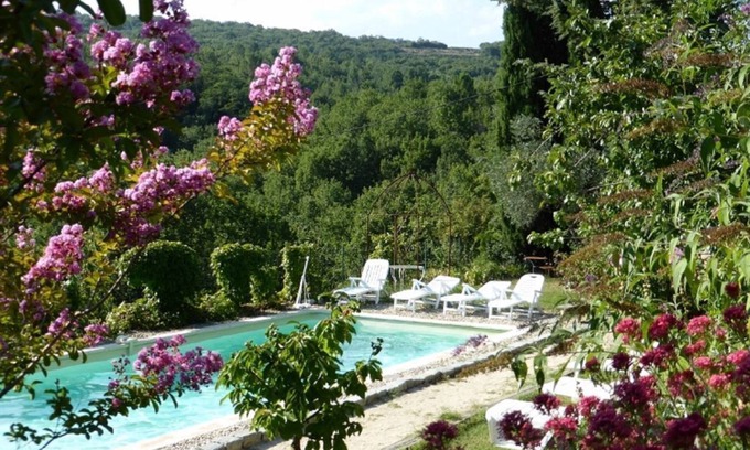 Vesseaux Apartamento | Encantador apartamento en gran XVII Mas, piscina y jardín.