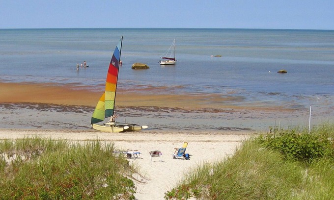 Brewster Cabaña | Encanto Casa de playa con playa privada en la bahía de Cape Cod