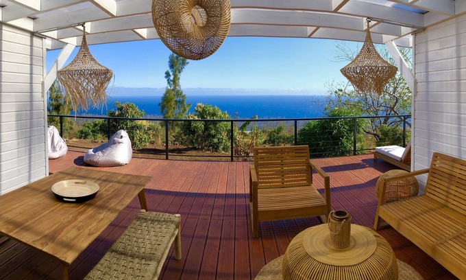 Saint-Leu Casa | Charming chalet with large terrace and breathtaking sea view