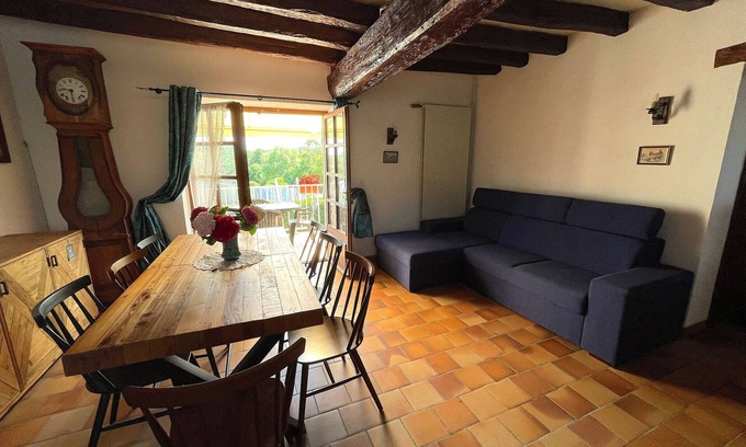 Saint-Bouize Cabaña | Casa típica con terraza en la ruta del vino, cerca de Sancerre