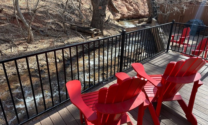 Manitou Springs Historic District Cabina | Cabina Creekside a poca distancia del centro de Manitou Springs Lic # 9244
