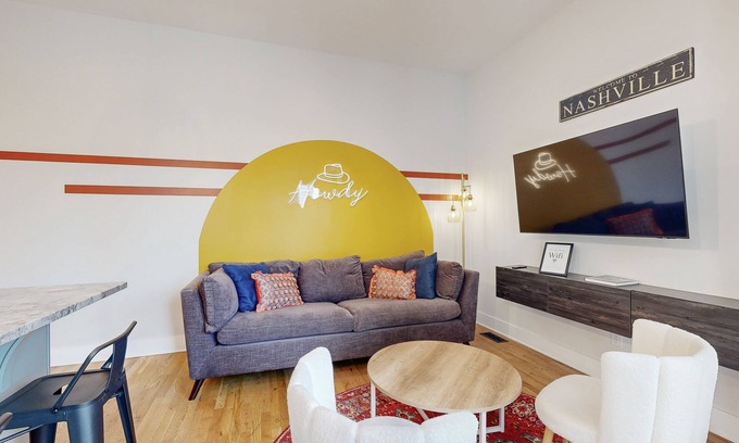 Nashville Casa | Charming dog-friendly home with rooftop deck, central AC, game room & W/D