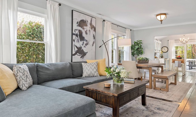 Oak Park Casa | Charming Downtown Santa Barbara Home with Detached Back Unit