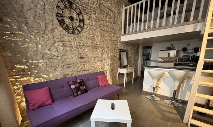 Bourgogne Apartamento | Charming duplex Orléans old center parking possible