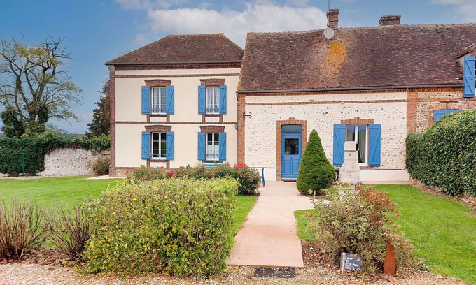 La Chapelle-Fortin Cabaña | Casa de Campo con Piscina Cubierta cerca de París y Verneuil-sur-Avre