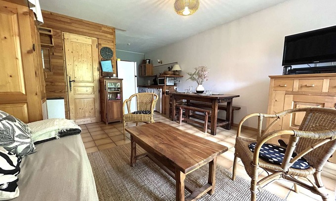 Le Serre Barbin Apartamento | Encantador apartamento 2 hab. con jardín y parking cerca de Serre Chevalier