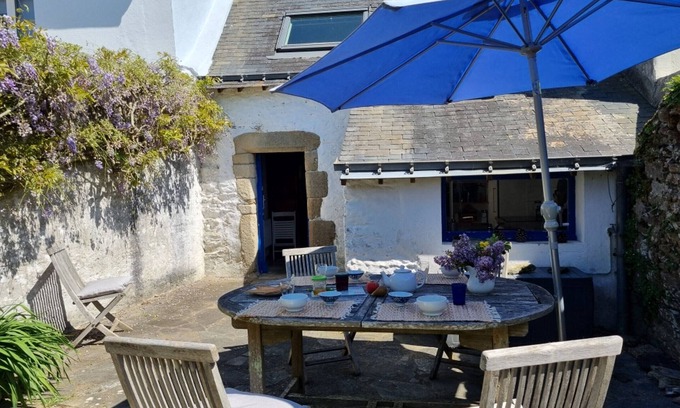 Saint-Gildas-de-Rhuys Casa | Casa de pescador tranquila, 4 pers, cerca de la playa, jardín, Wifi