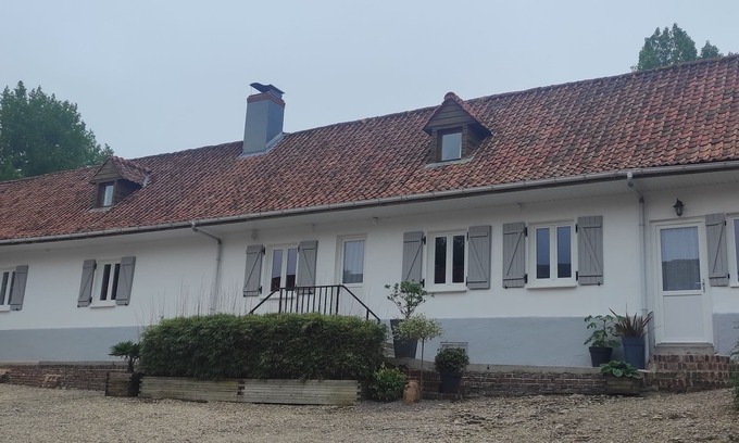 Saint-Michel-sous-Bois Cabaña | Encantadora casa de campo con piscina cubierta, climatizada en silencio cerca del mar