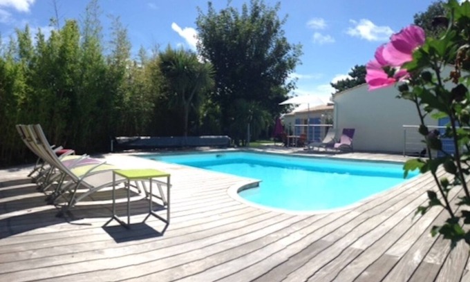 Saint-Trojan-les-Bains Villa | Villa 10 Personas Entre el mar y Luminoso, con Piscina, St. Trojan