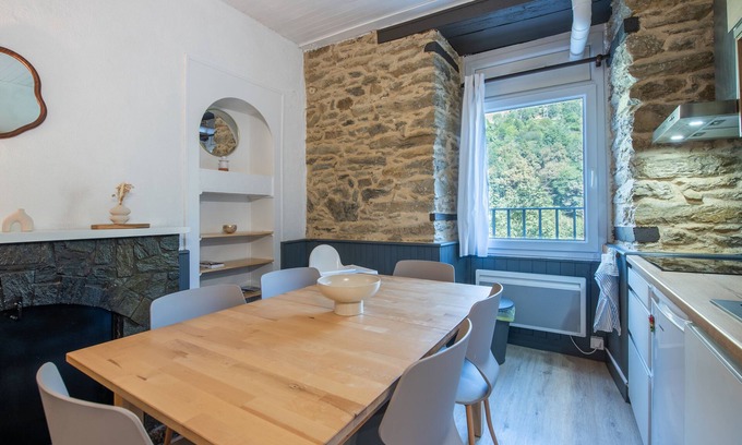 Eaux-Bonnes Apartamento | Charming, functional apartment, ground floor, 10min from the Gourette ski resort
