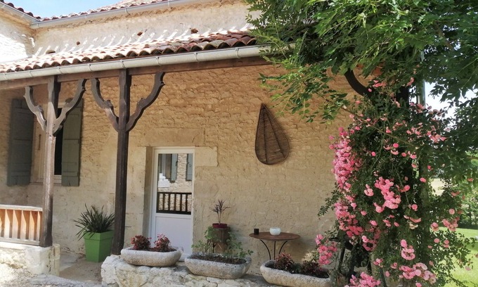 Saint-Sernin Cabaña | Casa rural de 2 a 10 personas con piscina y estanque, a 30 minutos de Bergerac