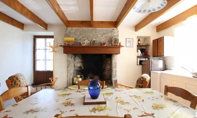 Annoville Cabaña | Casa con jardín privado cerca de la playa