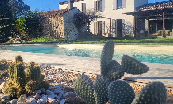 Bormes-Les-Mimosas Villa | CASA ideal familia o amigos vacaciones tranquilas, cerca de playas de arena final