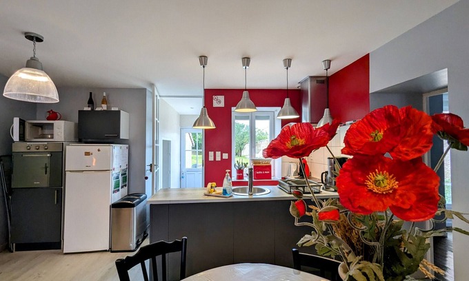 Saint-Marcel Cabaña | Encantadora casa en el corazón de Berry con jardín y terraza