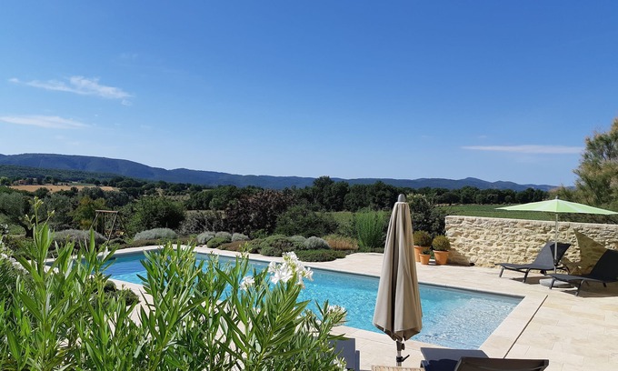 Forcalquier Casa | Encantadora casa en Provenza con piscina y vista excepcional