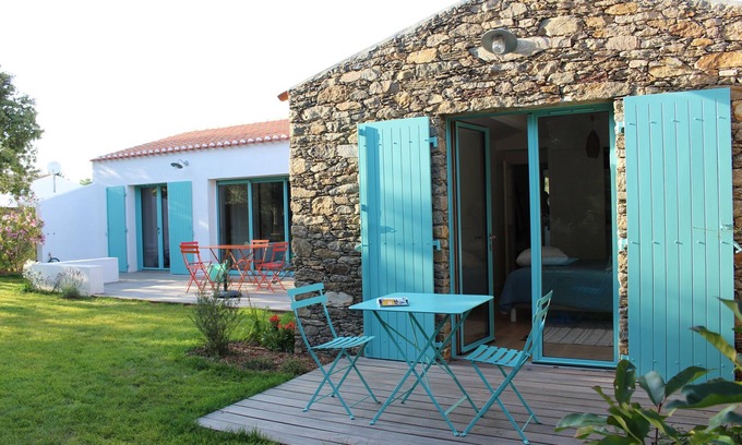 Ile d'Yeu Casa | Encantadora casa en el corazón de St Sauveur