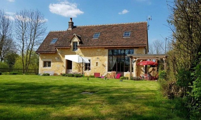 Le Pin-la-Garenne Cabaña | Casa independiente con jardín, terraza, sala de juegos, cerca de Bellême, ideal para familias