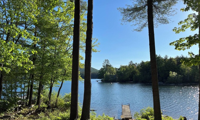 Moultonborough Cabaña | Charming lakefront 2-bedroom cottage with private beach & dock.