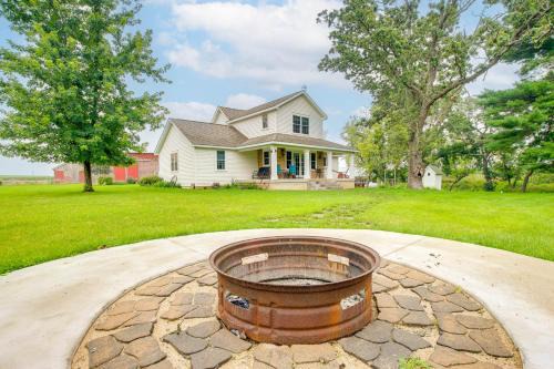 Manchester Casa | Charming Manchester Retreat with Patio and Fireplace!