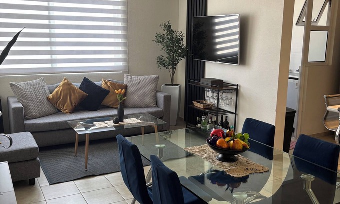 Queretaro Municipality Apartamento | Charming and exotic 2bedroom apartment in Santiago de Querétaro with WiFi &pool