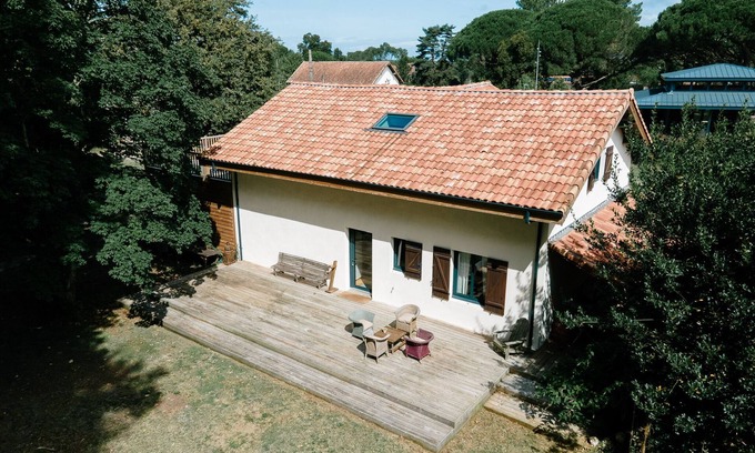 Saint-Julien-en-Born Casa | Retiro Encantador en un Parque de 5 Hectáreas Cerca de las Playas de Contis – Ideal para 6 Personas